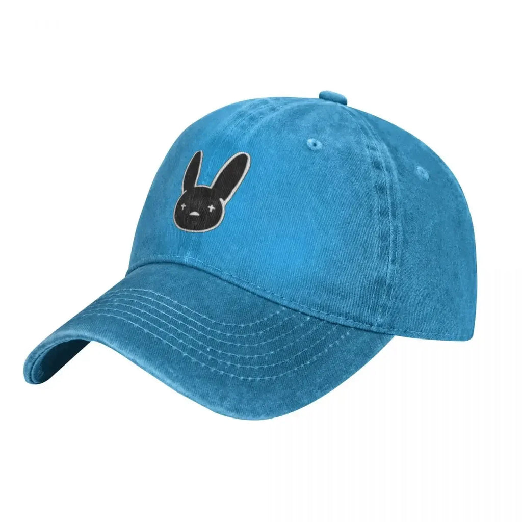 Bad Bunny  Baseball Cap Funny Animal Rock Trucker Hat Spring Cheap Couple Retro Logo Baseball Caps