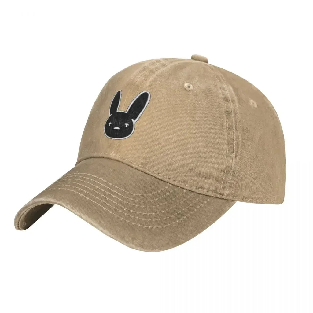 Bad Bunny  Baseball Cap Funny Animal Rock Trucker Hat Spring Cheap Couple Retro Logo Baseball Caps